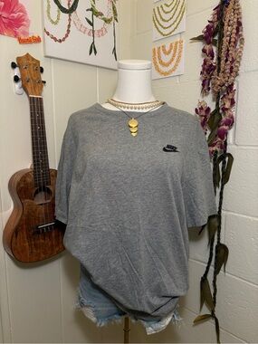 Nike Charcoal Tee with Black Logo